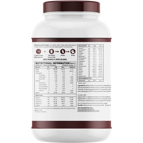 Onelife Essential Whey Protein Concentrate with Digestive Enzymes I Imported Whey I 24g Protein, 5g BCAAs, 10.7g EAAs, 3.9g Glutamic Acid I Post-Workout Recovery Supplement I Exotic Dry Fruit 1 kg