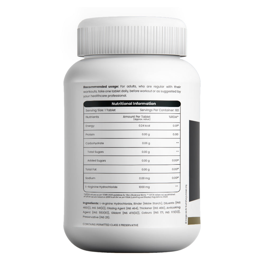 Mass Gain Combo: L-Arginine 60N + TestoFuel 60N+ Mass Gainer 3kg