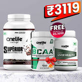 Workout Essential Kit 4: Buy Whey Superior (1kg) and Get BCAA & Livdtox FREE!