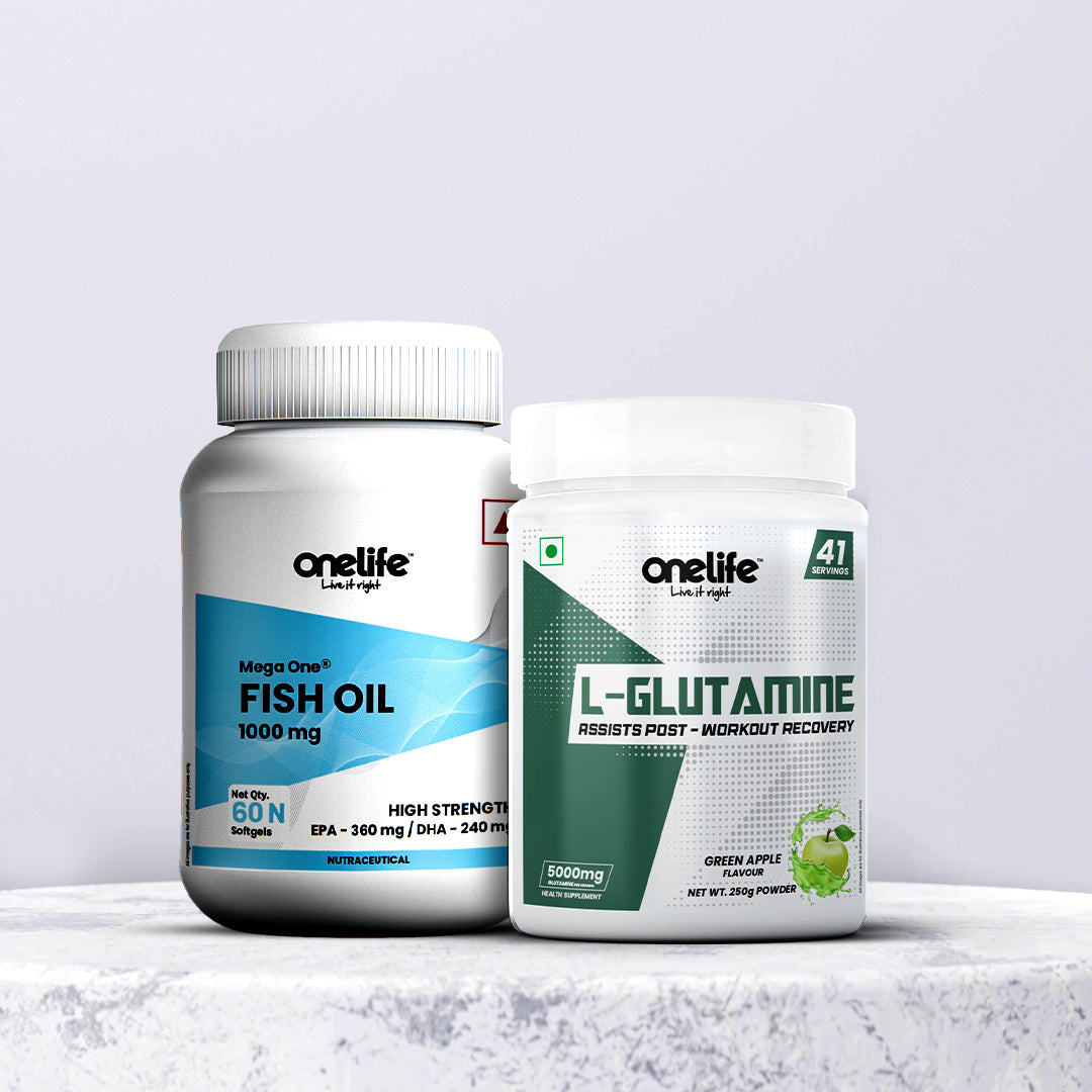 Buy Fish oil and Get Glutamine FREE!